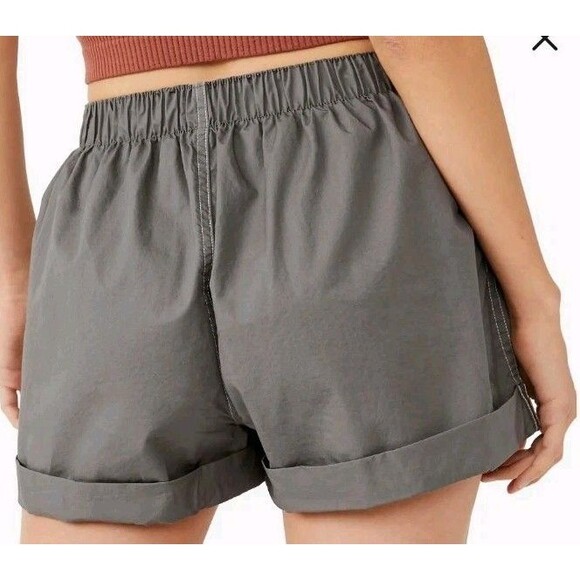 Intimately Free People Sunday Morning Lounge Shorts Size M Gray - Picture 11 of 11